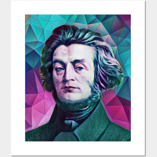 Adam Mickiewicz Abstract Portrait | Adam Mickiewicz Artwork 4 Posters and Art